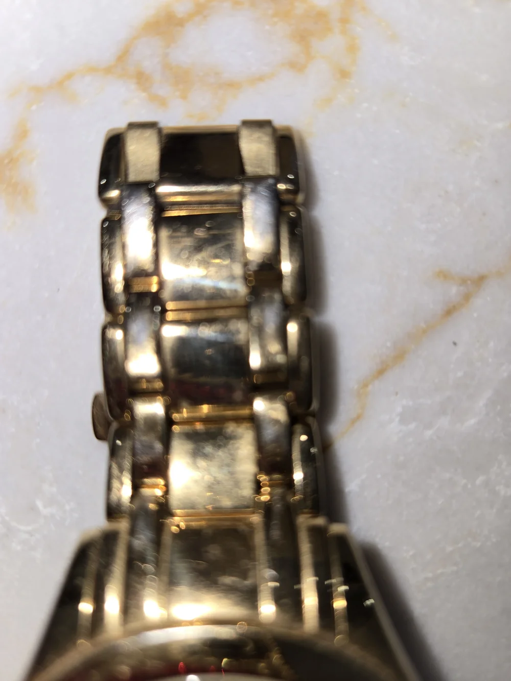 Michael Kors Women’s Gold-Tone Crystal Dial Bracelet Watch
